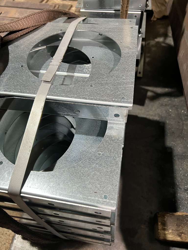 아연도강판 원형 타공 가공